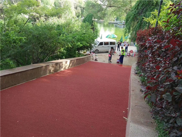 延庆彩色路面施工
